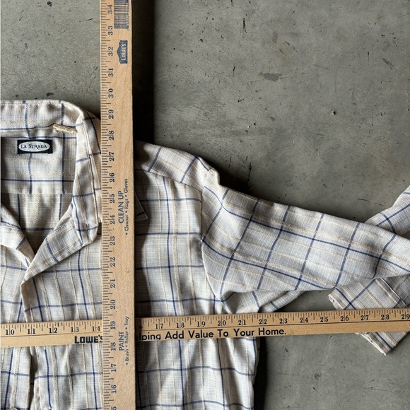 Vintage 80s Button Up Shirt | Size L - Picture 4 of 4